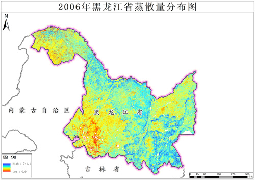 2006年-2010年黑龙江省蒸散量ET年产品