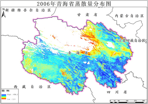 2006年-2010年青海省蒸散量ET年产品