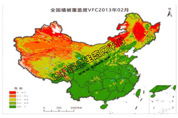 植被覆盖度（VFC）分布数据