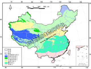 全国冻土分布图