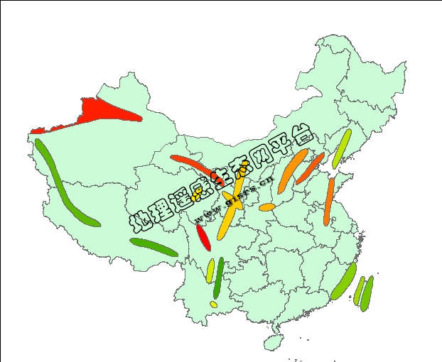 中国地震带分布